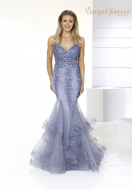 Angel Forever blue mermaid evening dress / prom dress